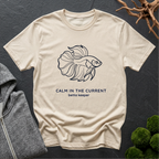 Betta Calm In The Current T‑Shirt | Betta Lover Shirt
