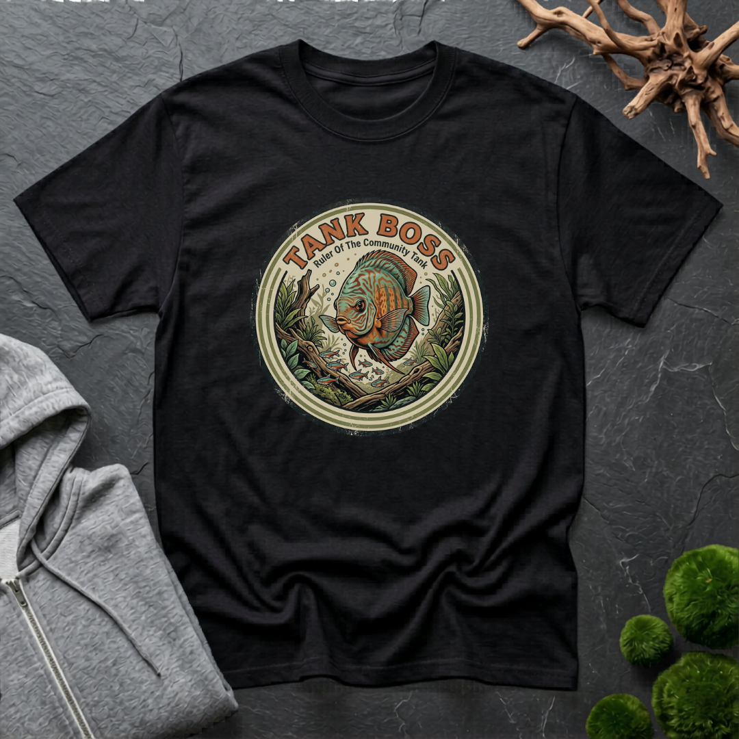 Discus Tank Boss Ruler T‑Shirt | Discus Lover Shirt