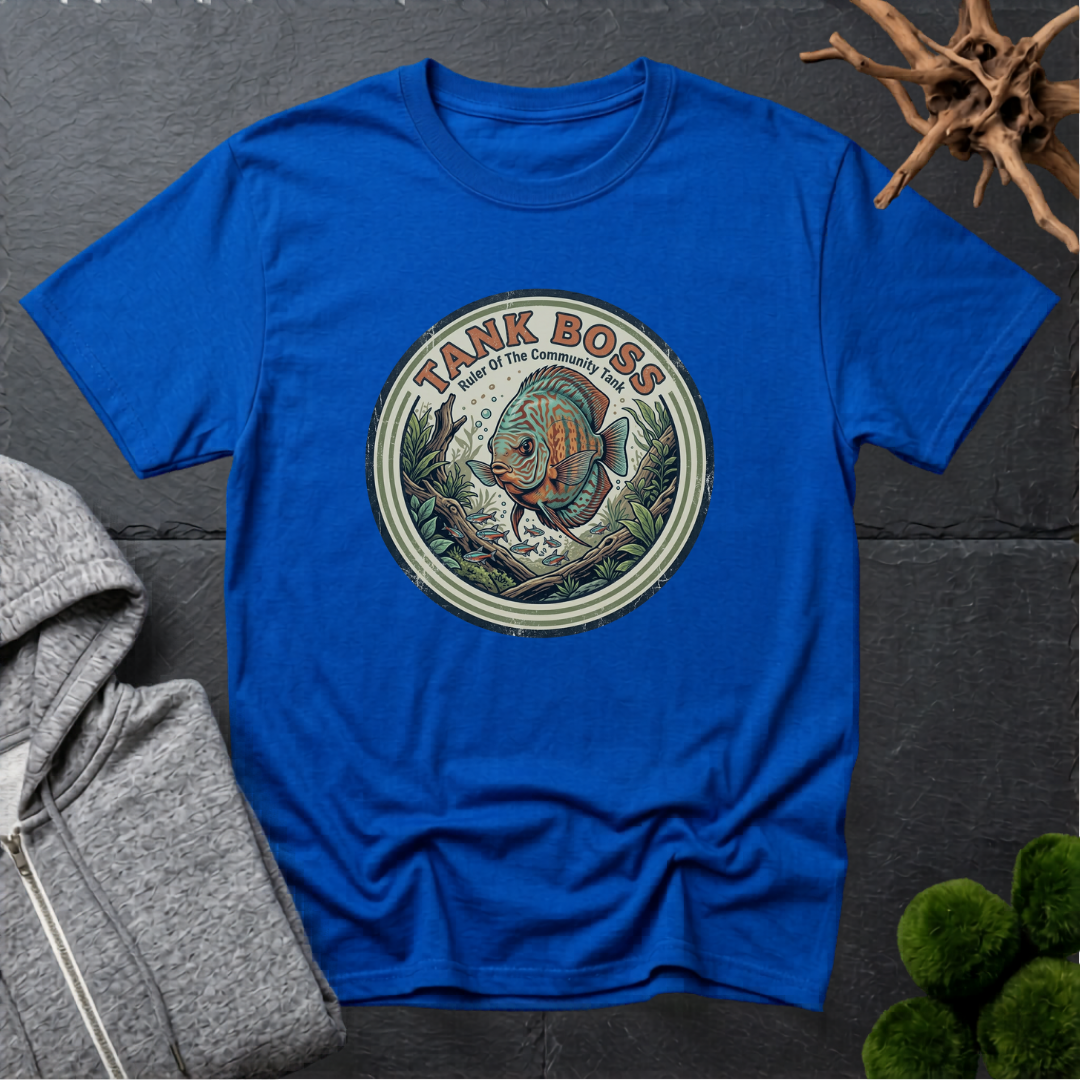 Discus Tank Boss Ruler T‑Shirt | Discus Lover Shirt