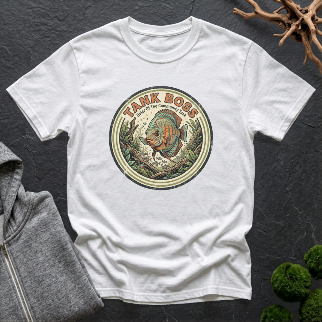Discus Tank Boss Ruler T‑Shirt | Discus Lover Shirt