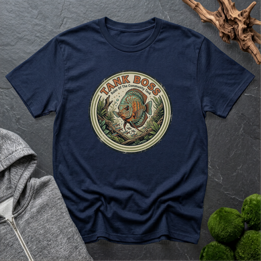 Discus Tank Boss Ruler T‑Shirt | Discus Lover Shirt