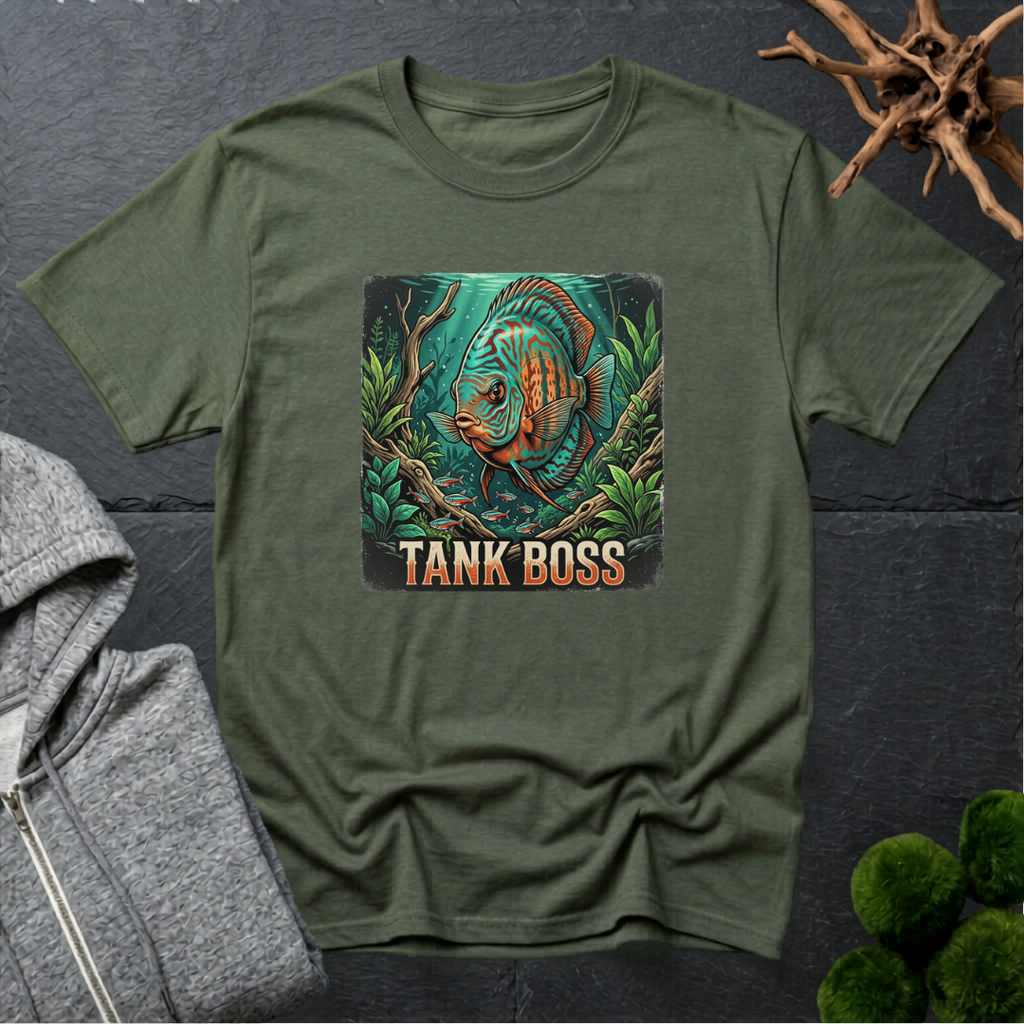 Discus Tank Boss T‑Shirt | Discus Lover Shirt