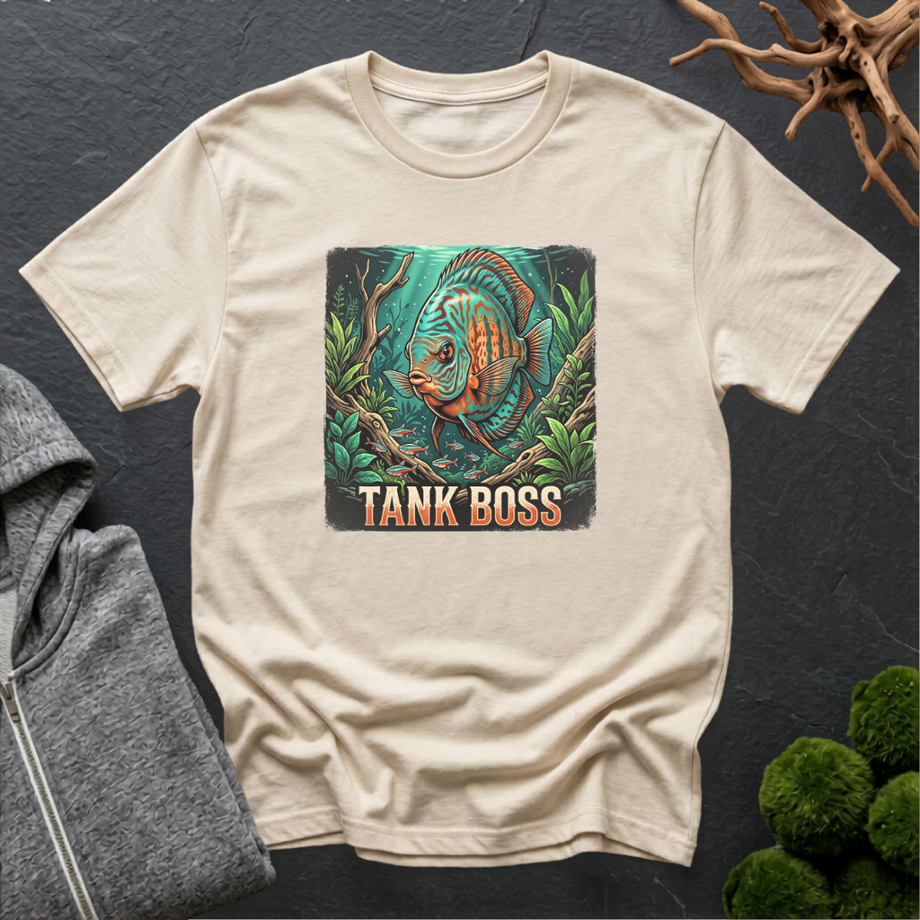 Discus Tank Boss T‑Shirt | Discus Lover Shirt