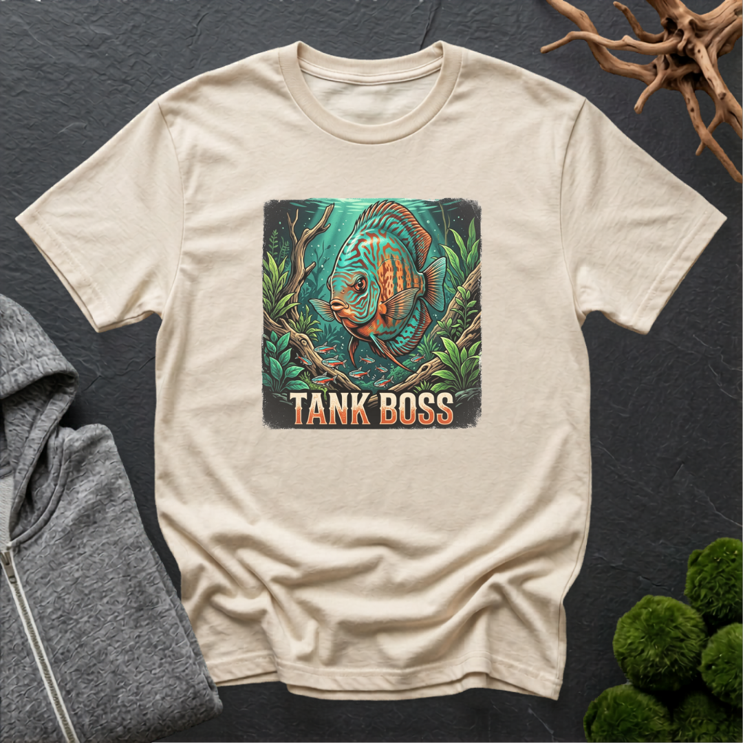 Discus Tank Boss T‑Shirt | Discus Lover Shirt