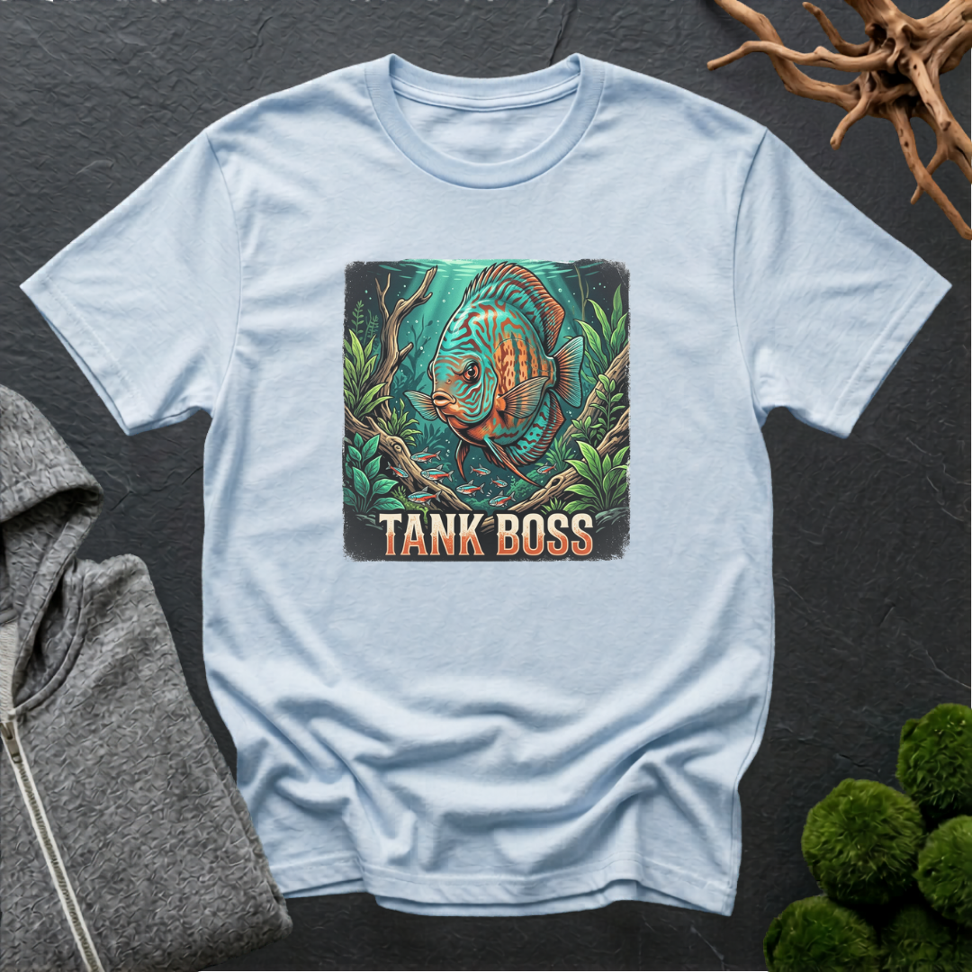 Discus Tank Boss T‑Shirt | Discus Lover Shirt