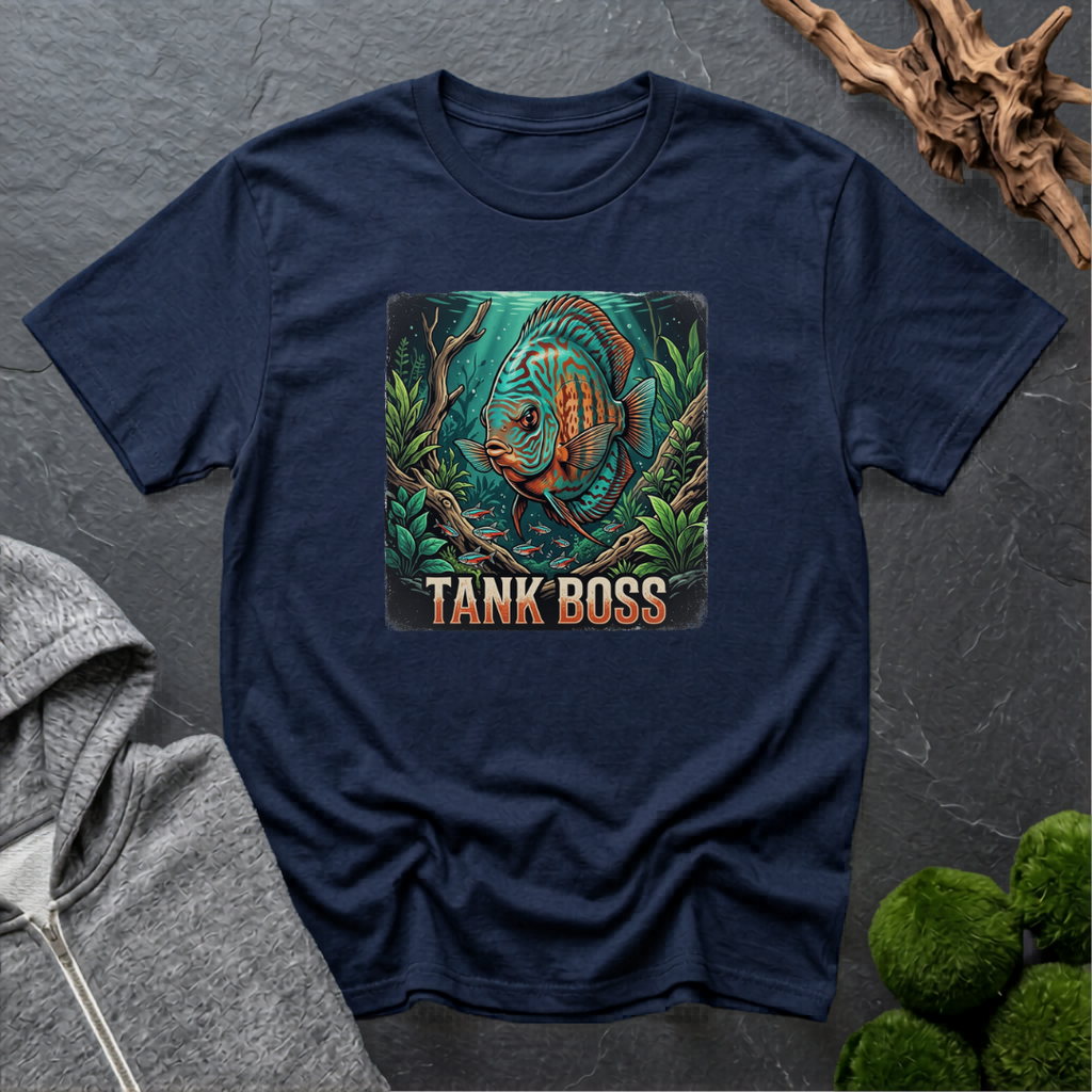 Discus Tank Boss T‑Shirt | Discus Lover Shirt
