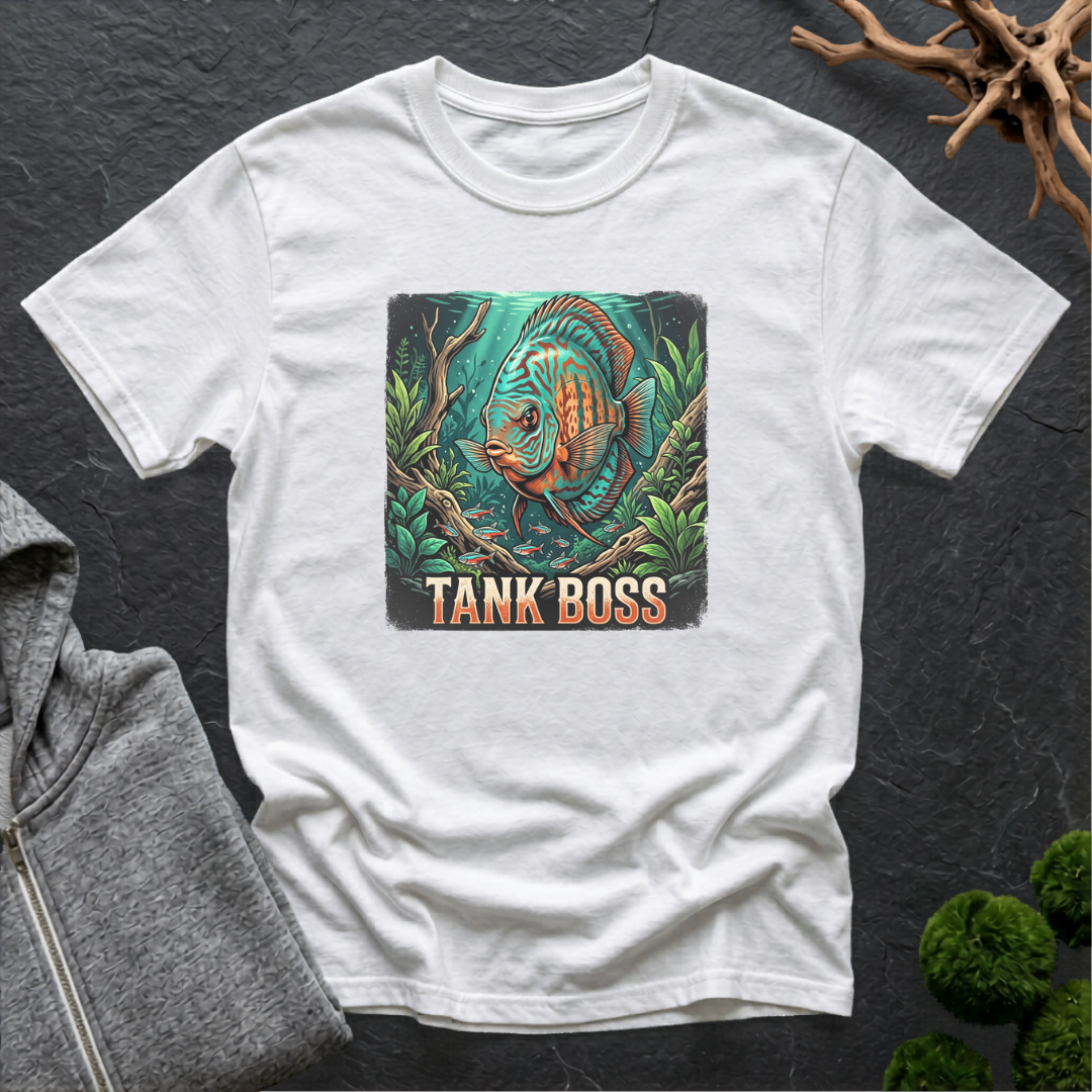 Discus Tank Boss T‑Shirt | Discus Lover Shirt