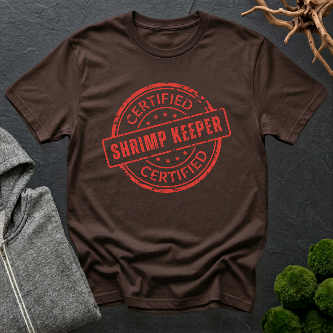 Certified Shrimp Keeper T‑Shirt | Shrimp Lover Shirt