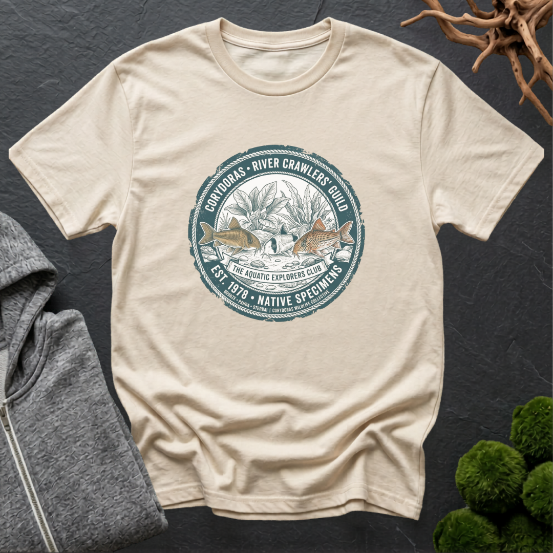 Corydoras River Crawlers Guild T‑Shirt | Corydoras Lover Shirt