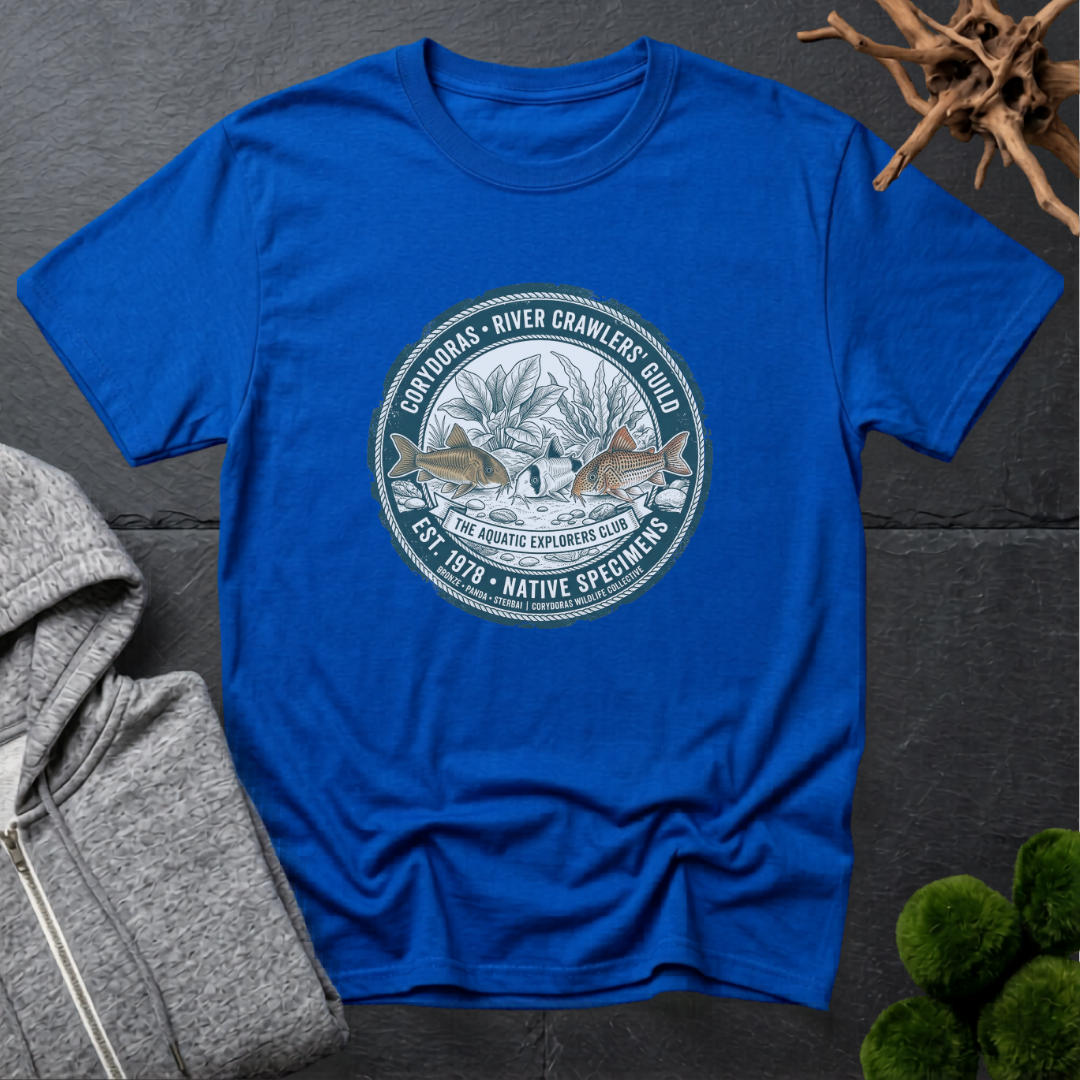 Corydoras River Crawlers Guild T‑Shirt | Corydoras Lover Shirt