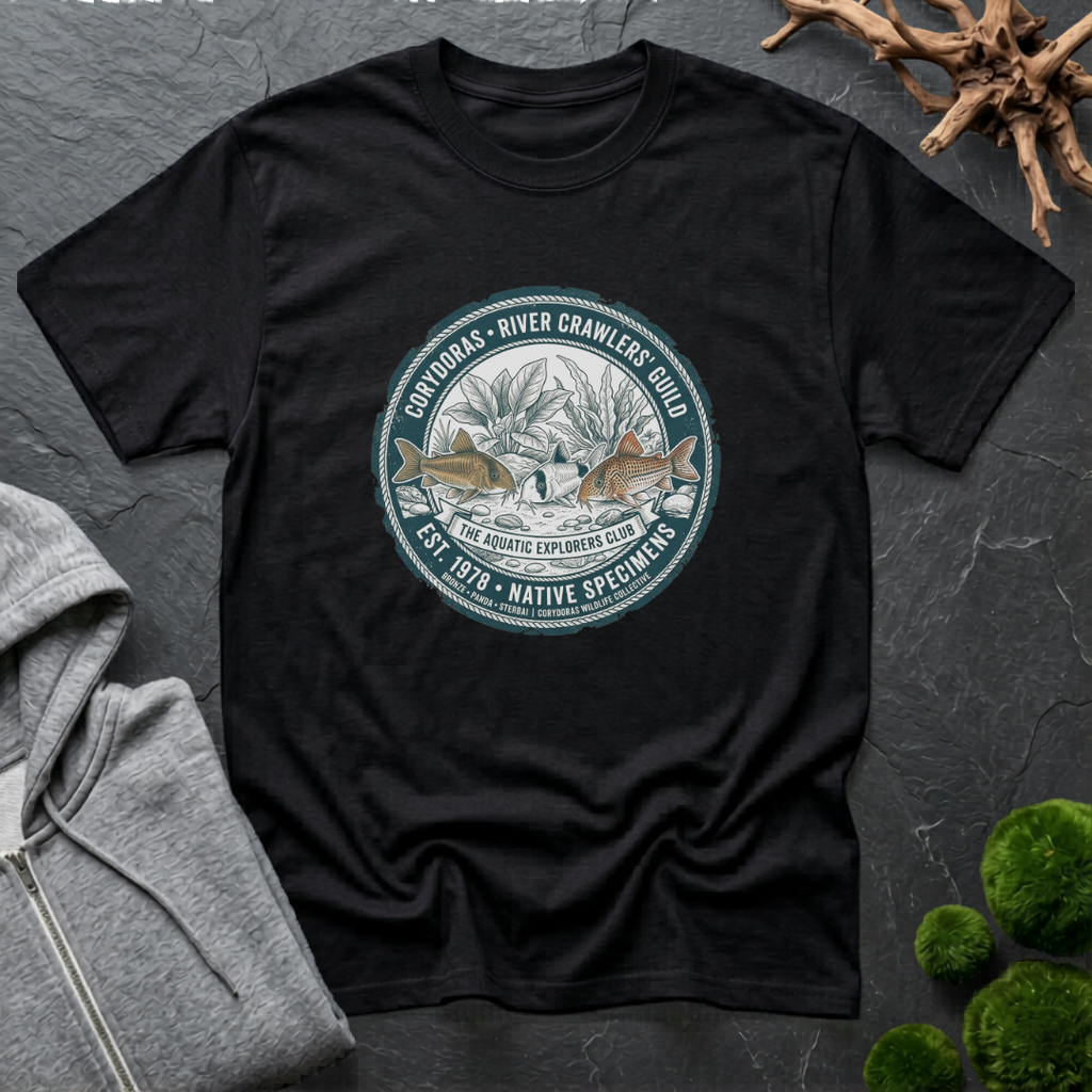 Corydoras River Crawlers Guild T‑Shirt | Corydoras Lover Shirt