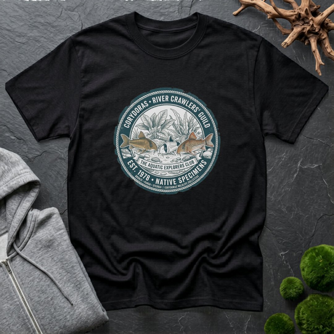 Corydoras River Crawlers Guild T‑Shirt | Corydoras Lover Shirt