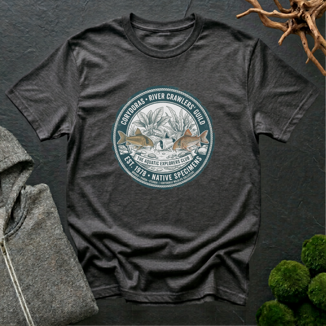 Corydoras River Crawlers Guild T‑Shirt | Corydoras Lover Shirt