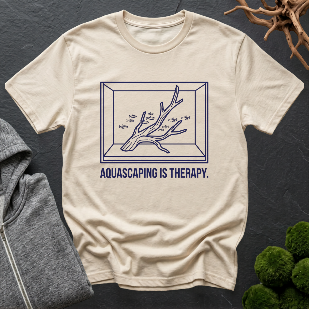Aquascaping Is Therapy T‑Shirt | Aquarium Lover Shirt