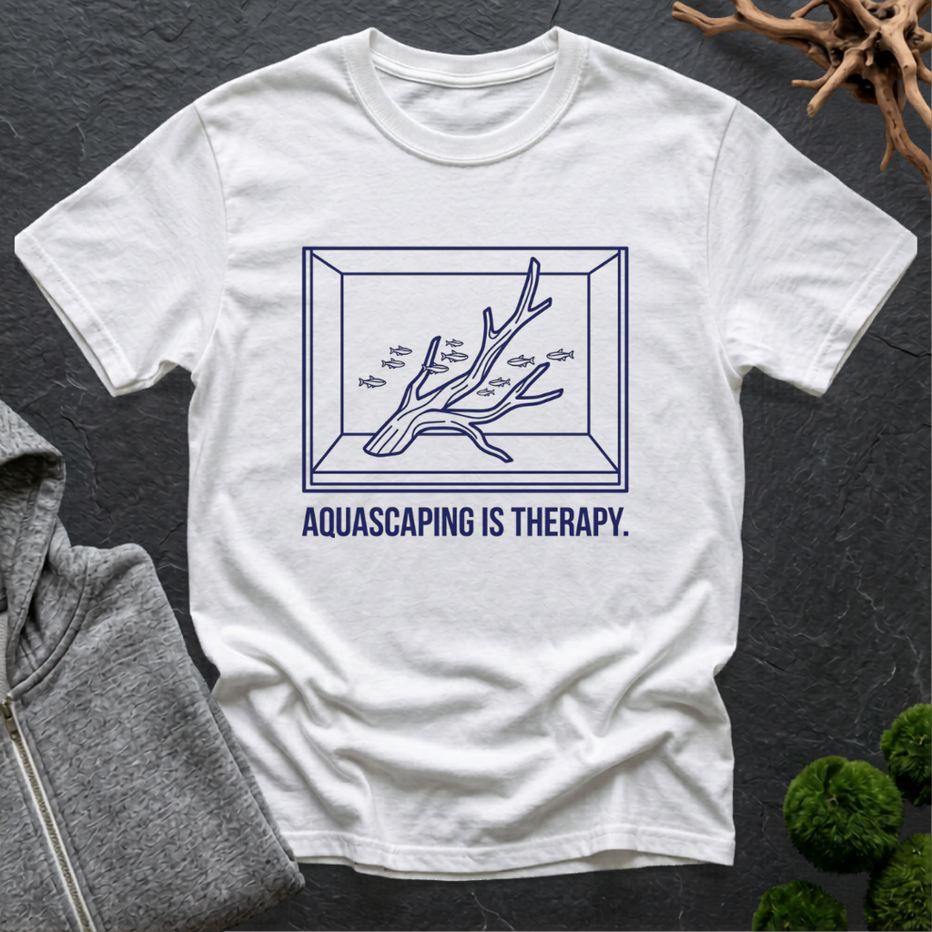 Aquascaping Is Therapy T‑Shirt | Aquarium Lover Shirt