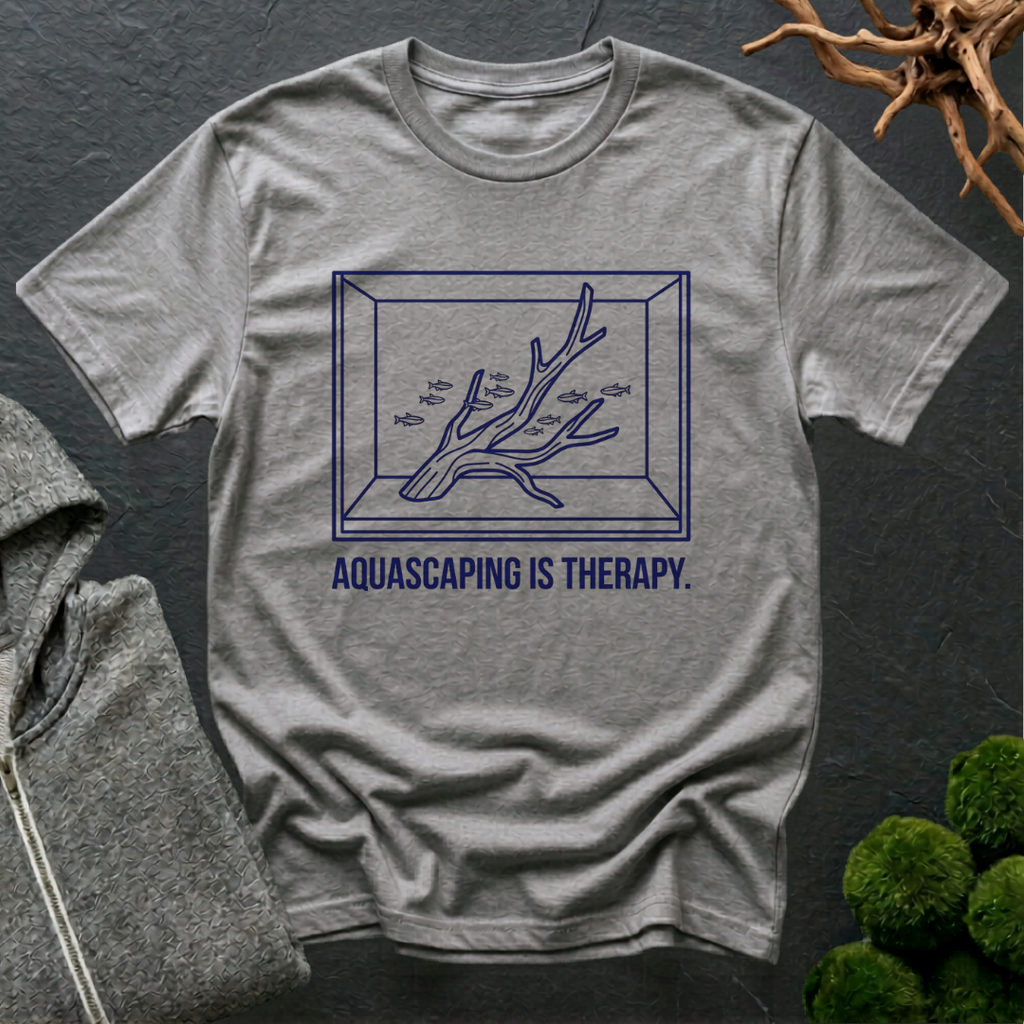 Aquascaping Is Therapy T‑Shirt | Aquarium Lover Shirt
