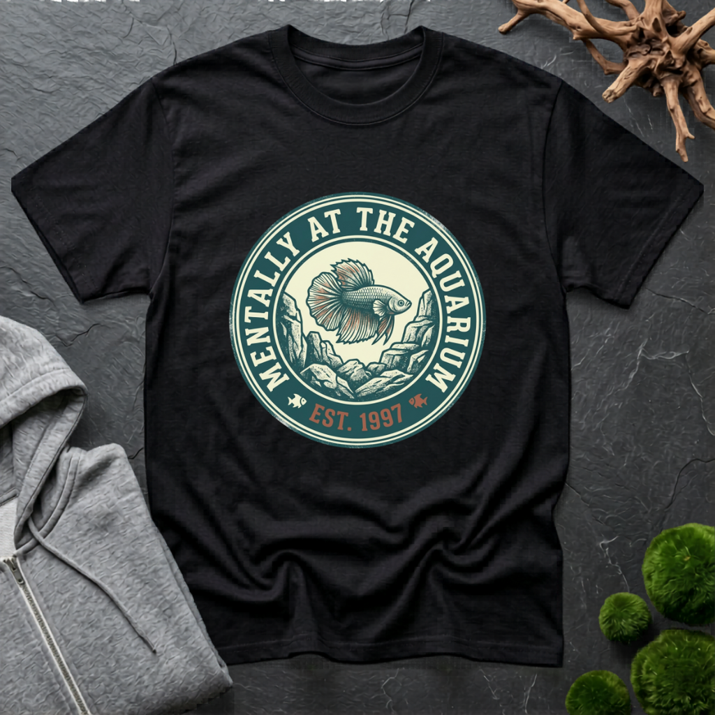 Mentally at the Aquarium Est 1997 T‑Shirt | Betta Lover Shirt