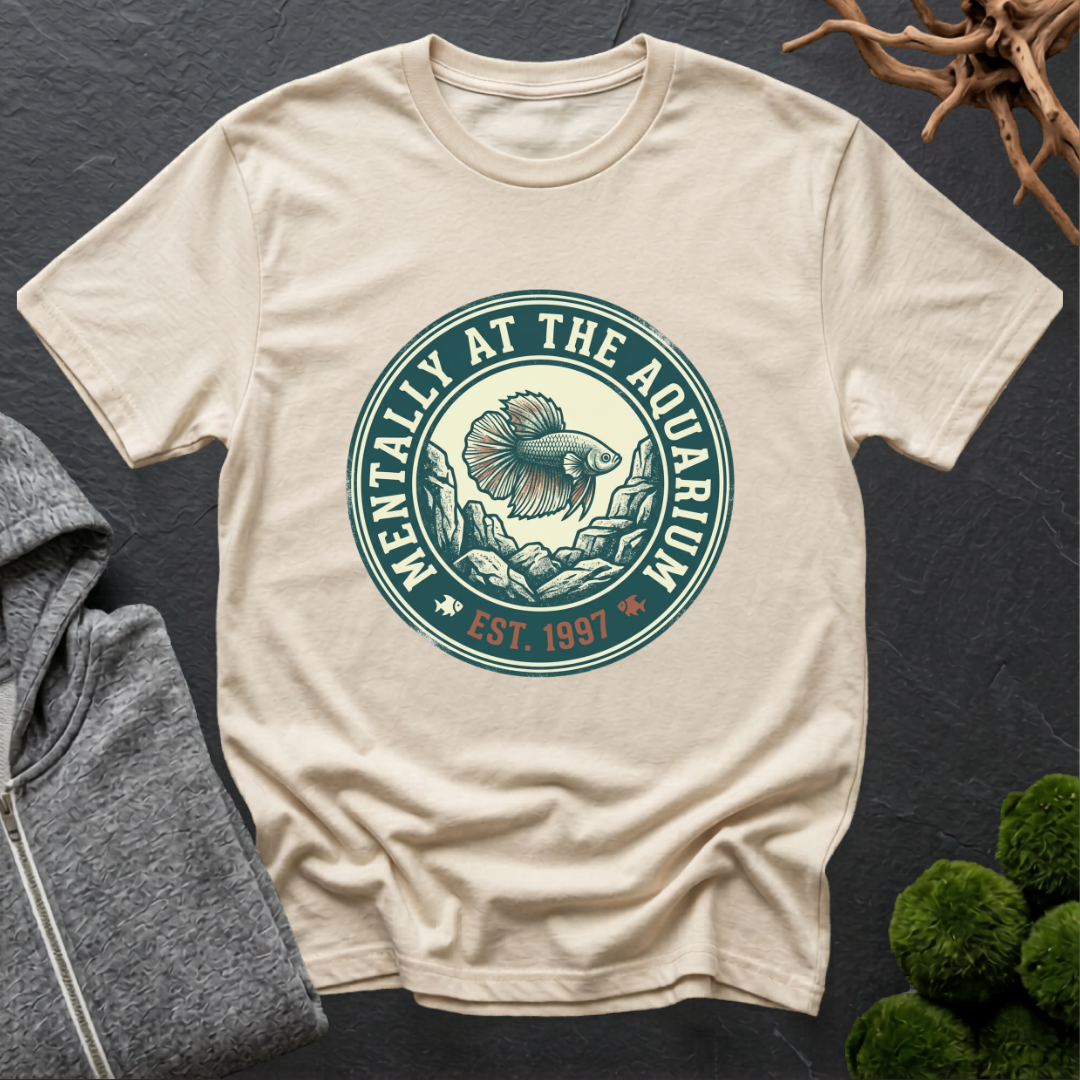 Mentally at the Aquarium Est 1997 T‑Shirt | Betta Lover Shirt