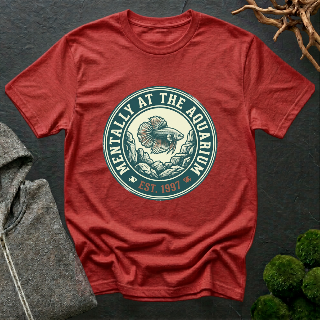 Mentally at the Aquarium Est 1997 T‑Shirt | Betta Lover Shirt