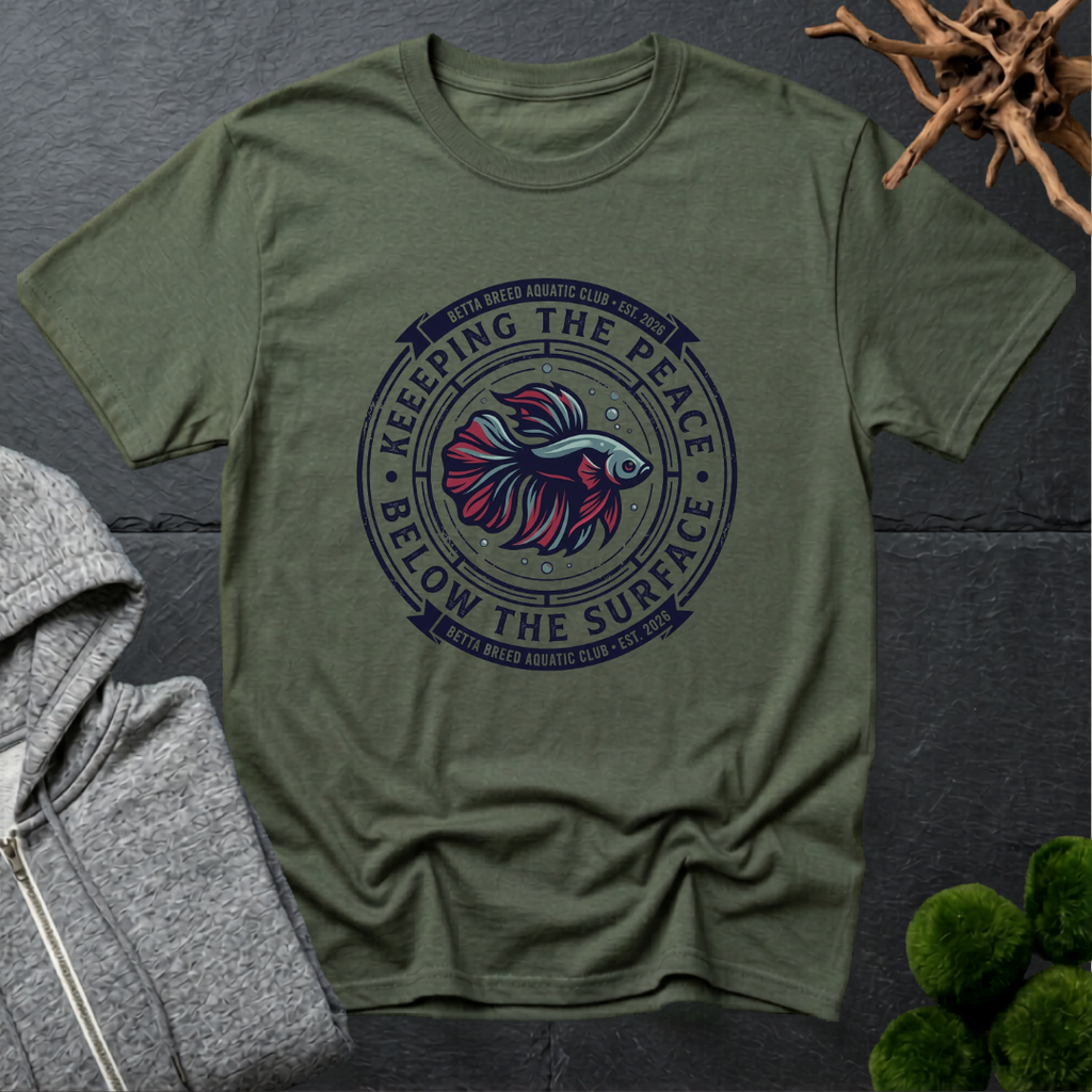 Keeping The Peace Betta Club T‑Shirt | Betta Lover Shirt