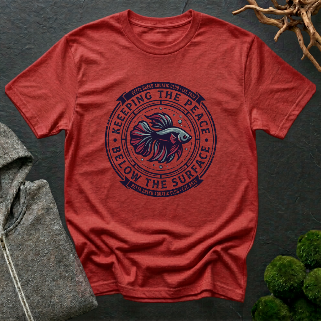 Keeping The Peace Betta Club T‑Shirt | Betta Lover Shirt