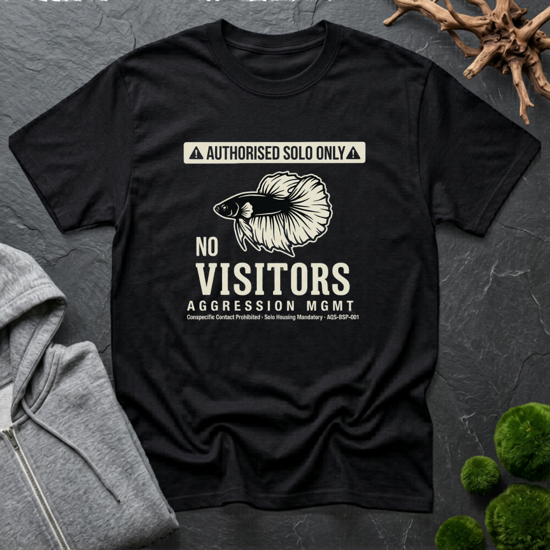 No Visitors Betta Fish T-Shirt | Betta Lover Shirt