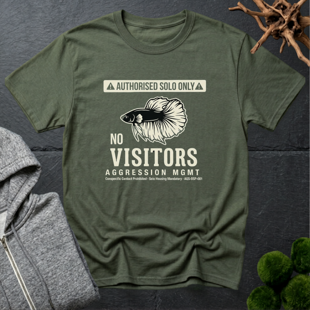 No Visitors Betta Fish T-Shirt | Betta Lover Shirt