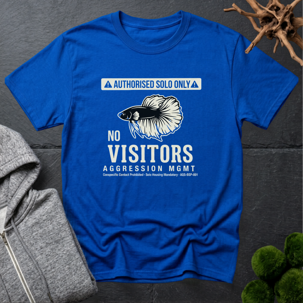 No Visitors Betta Fish T-Shirt | Betta Lover Shirt
