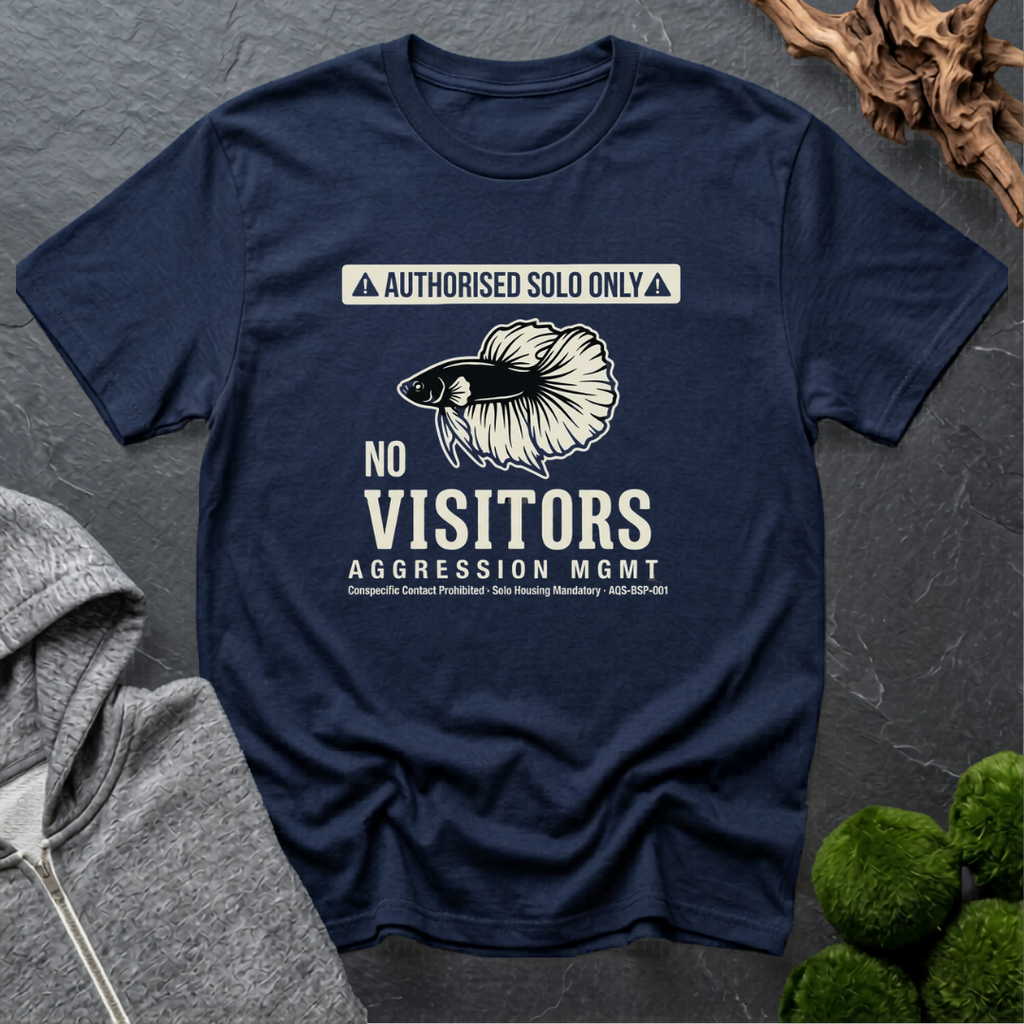 No Visitors Betta Fish T-Shirt | Betta Lover Shirt
