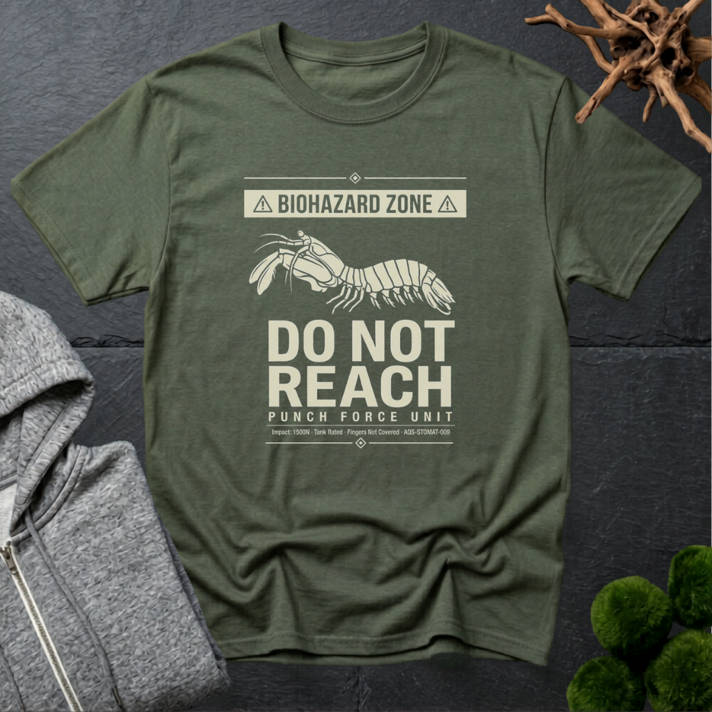 Mantis Shrimp Do Not Reach T-Shirt | Shrimp Lover Shirt
