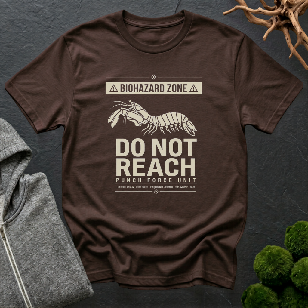 Mantis Shrimp Do Not Reach T-Shirt | Shrimp Lover Shirt