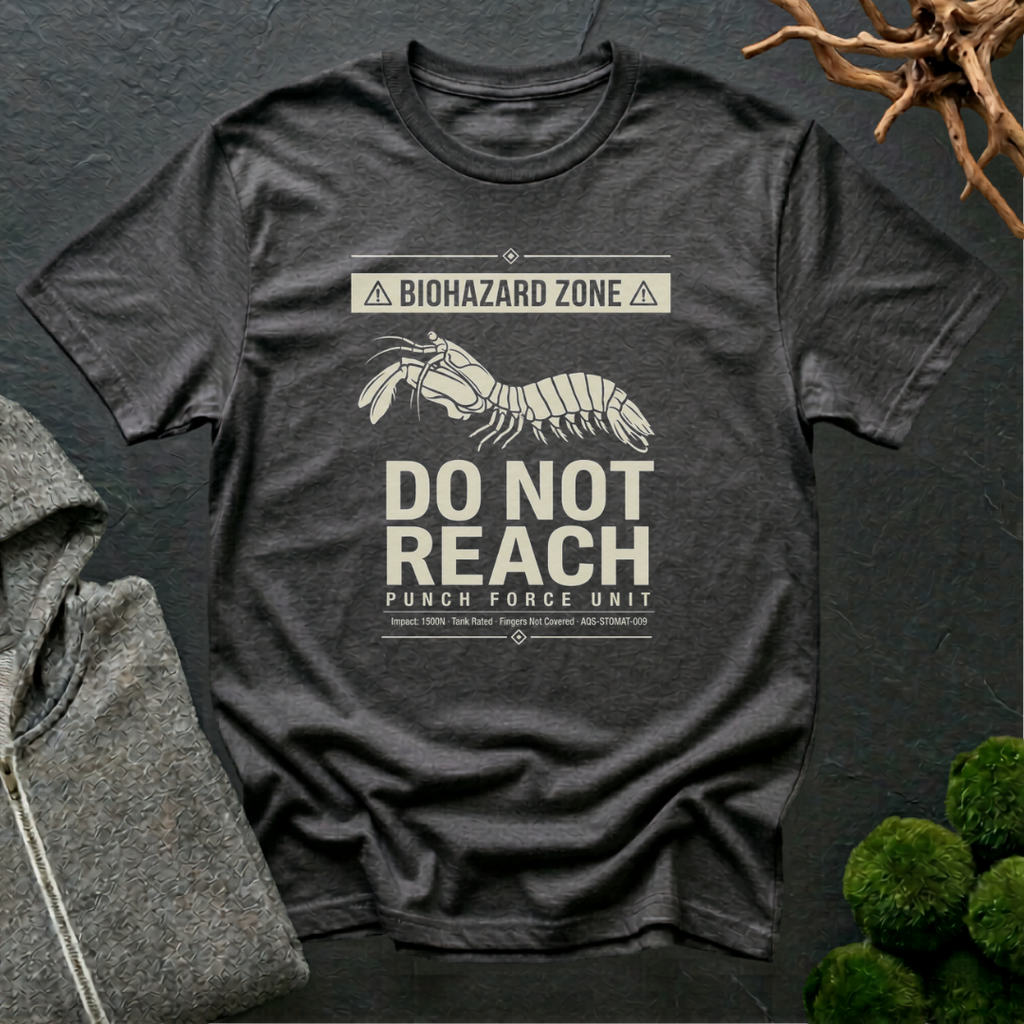 Mantis Shrimp Do Not Reach T-Shirt | Shrimp Lover Shirt