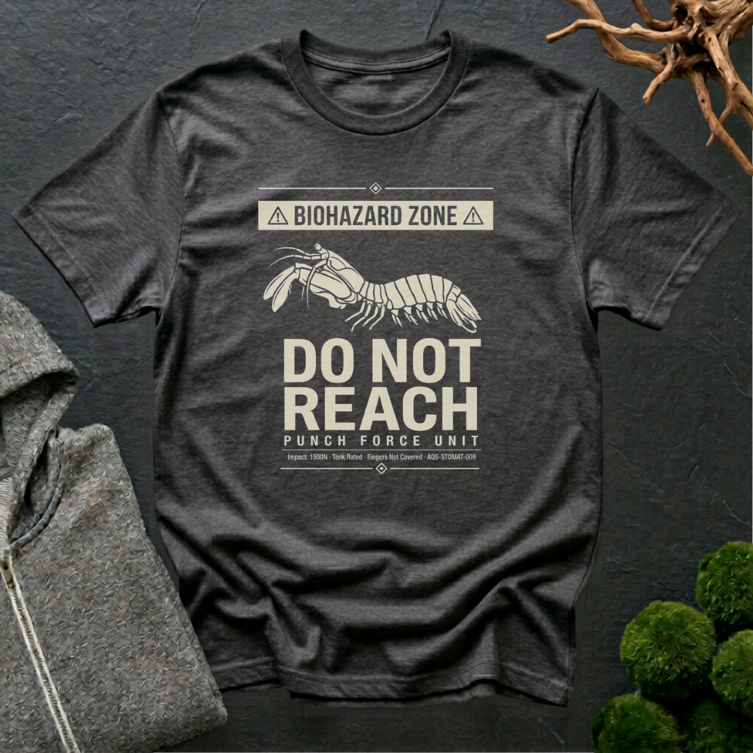 Mantis Shrimp Do Not Reach T-Shirt | Shrimp Lover Shirt