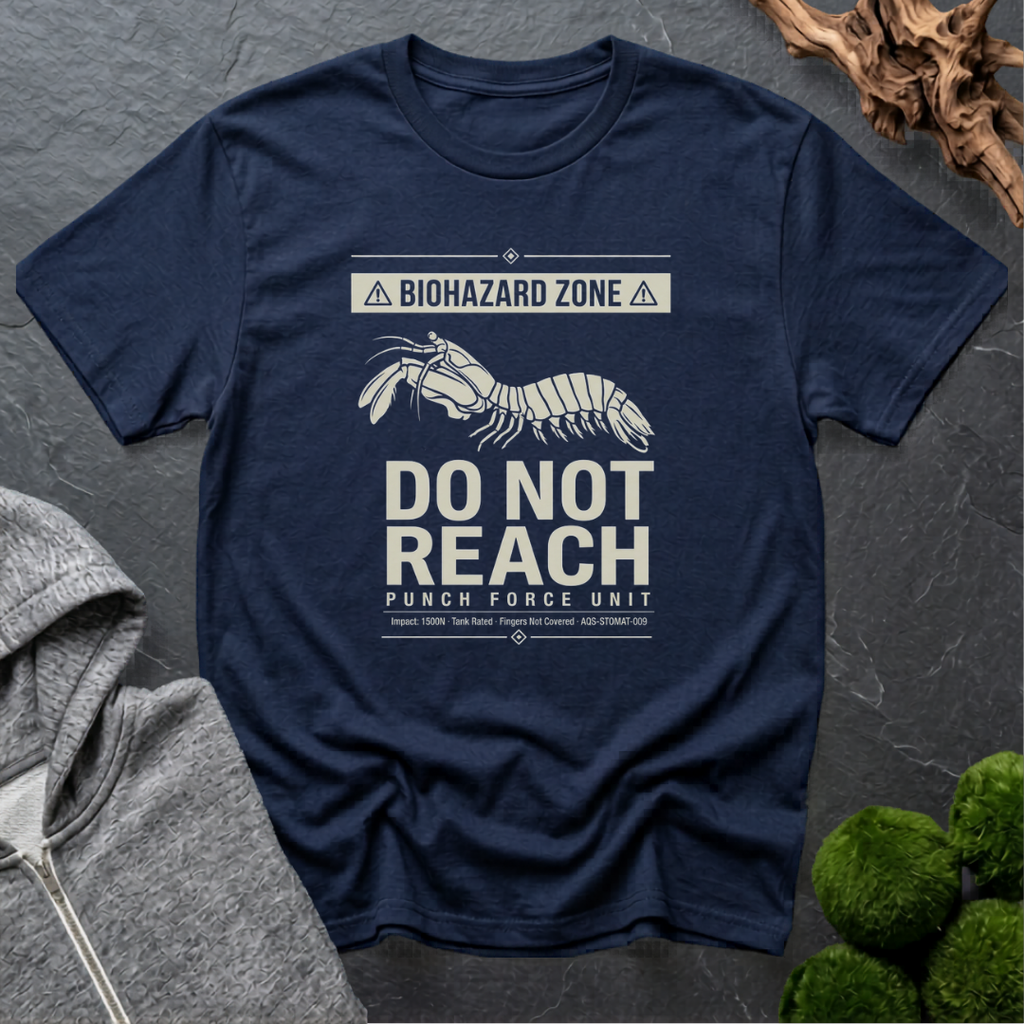 Mantis Shrimp Do Not Reach T-Shirt | Shrimp Lover Shirt
