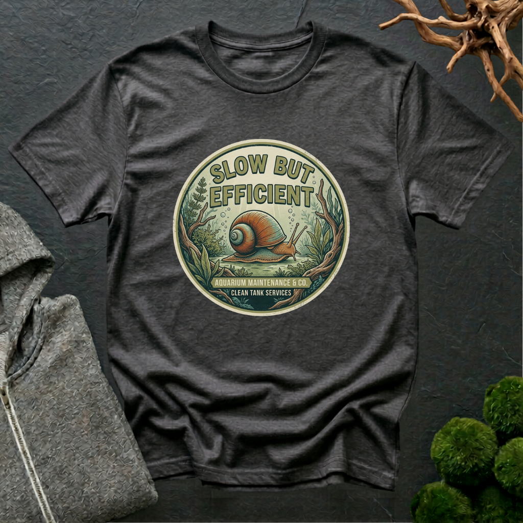 Slow But Efficient Mystery Snail T-Shirt | Mystery Snail Lover Shirt