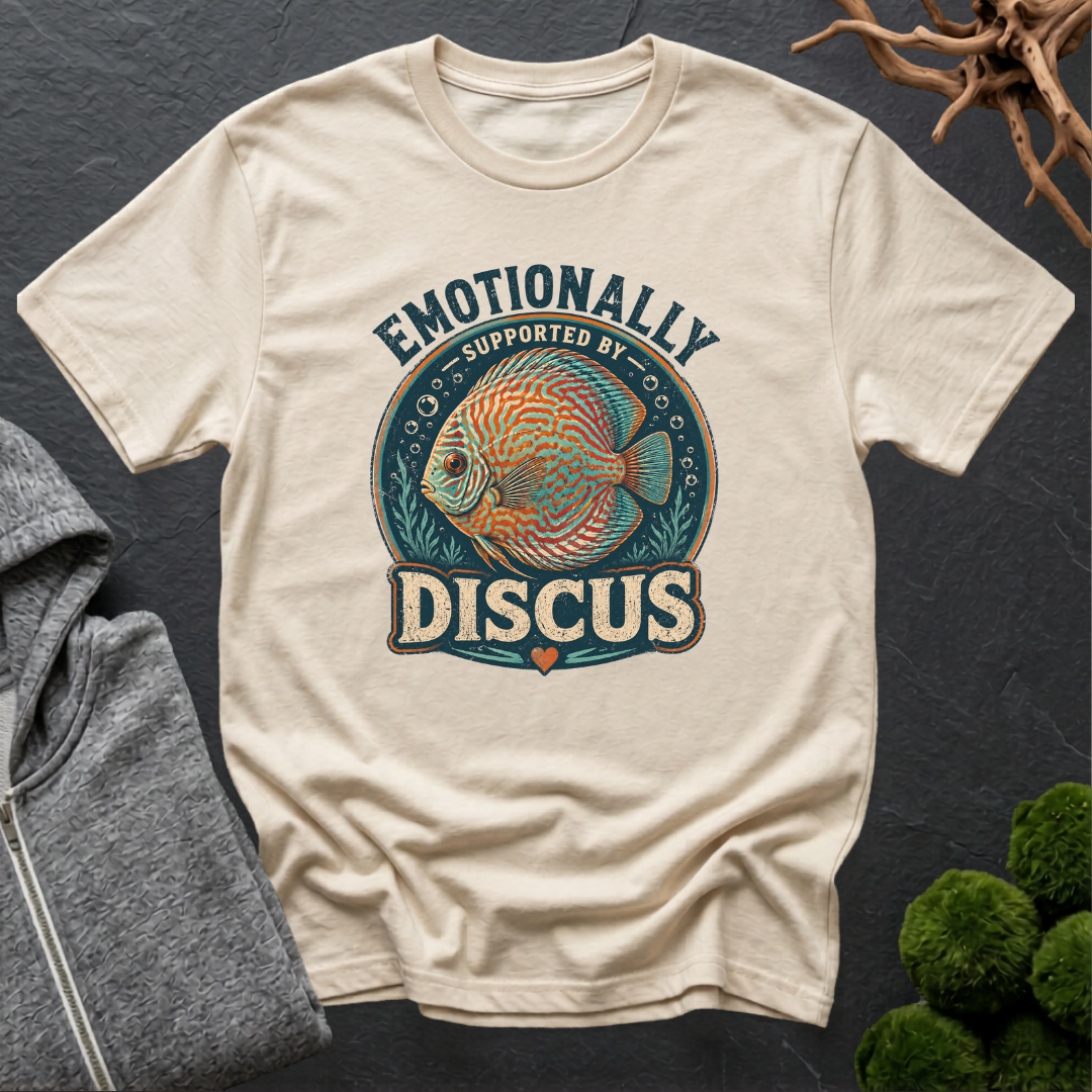 Emotionally Supported by Discus T-Shirt | Discus Lover Shirt