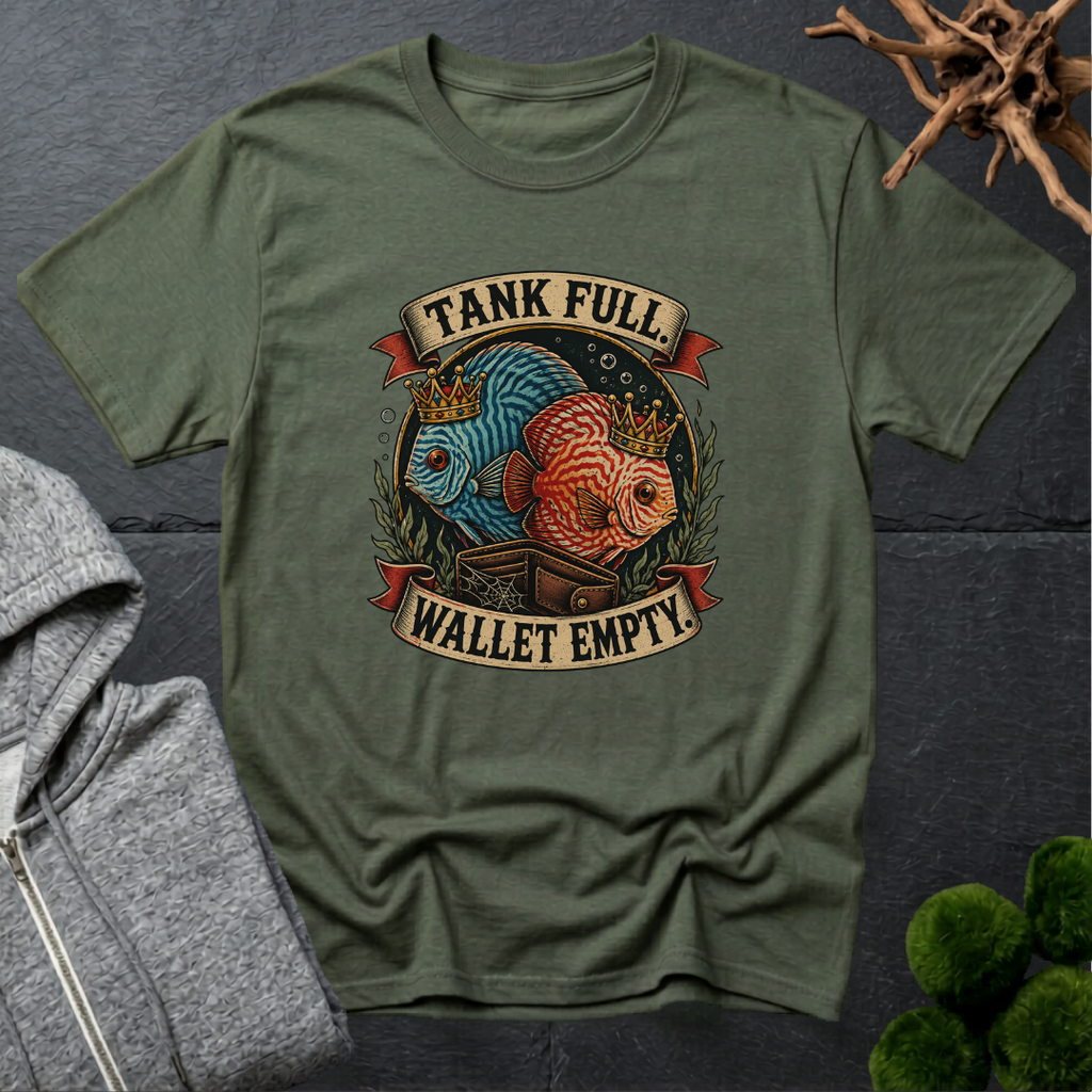 Discus Tank Full Wallet Empty T-Shirt | Discus Lover Shirt