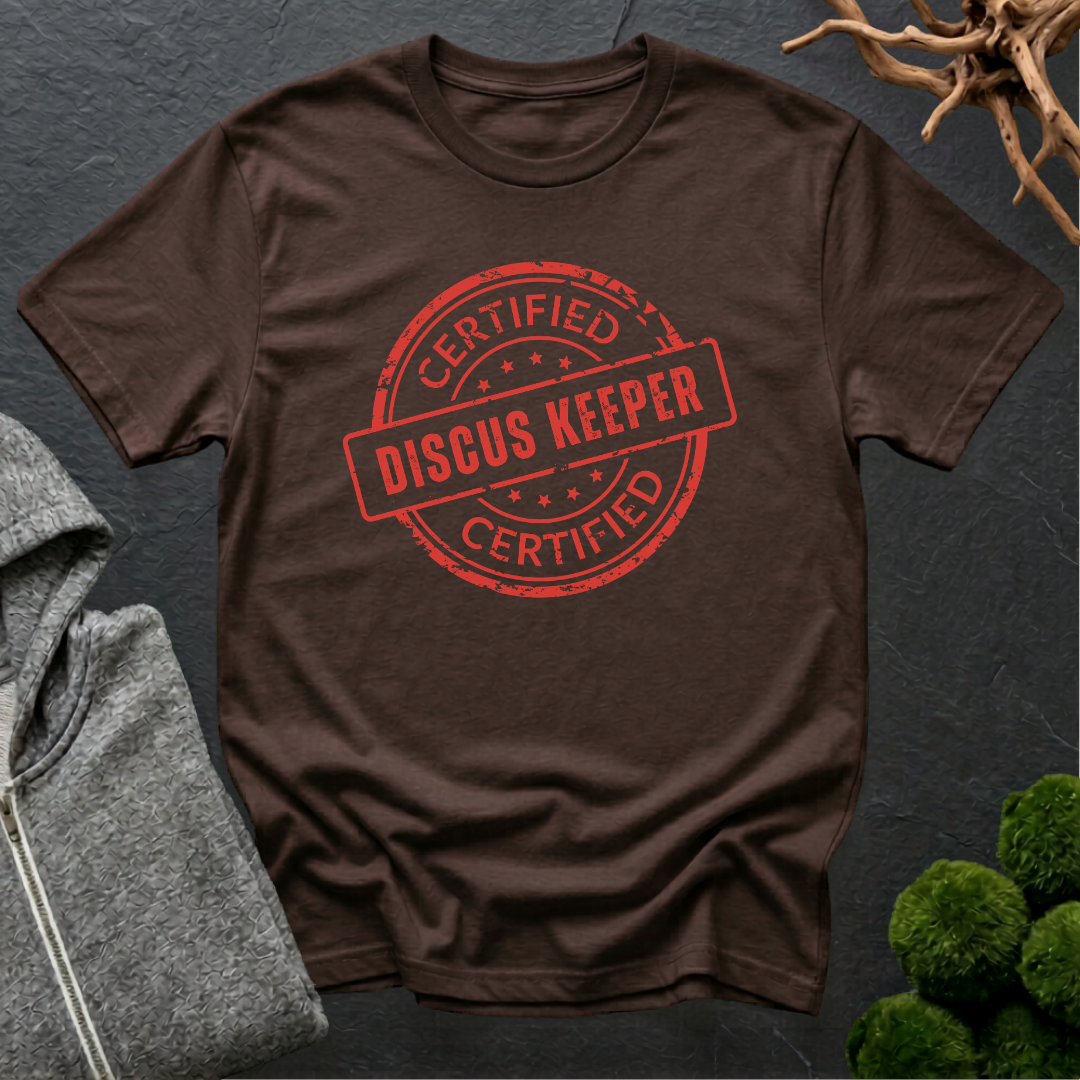 Certified Discus Keeper T-Shirt | Discus Lover Shirt