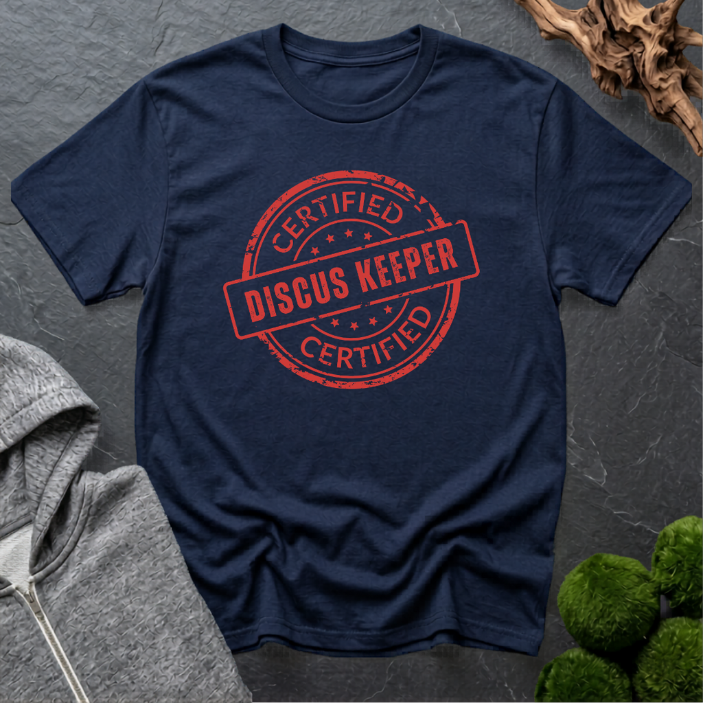 Certified Discus Keeper T-Shirt | Discus Lover Shirt