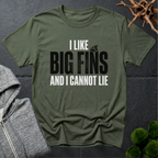 I Like Big Fins And I Cannot Lie T-Shirt | Aquarium Humour