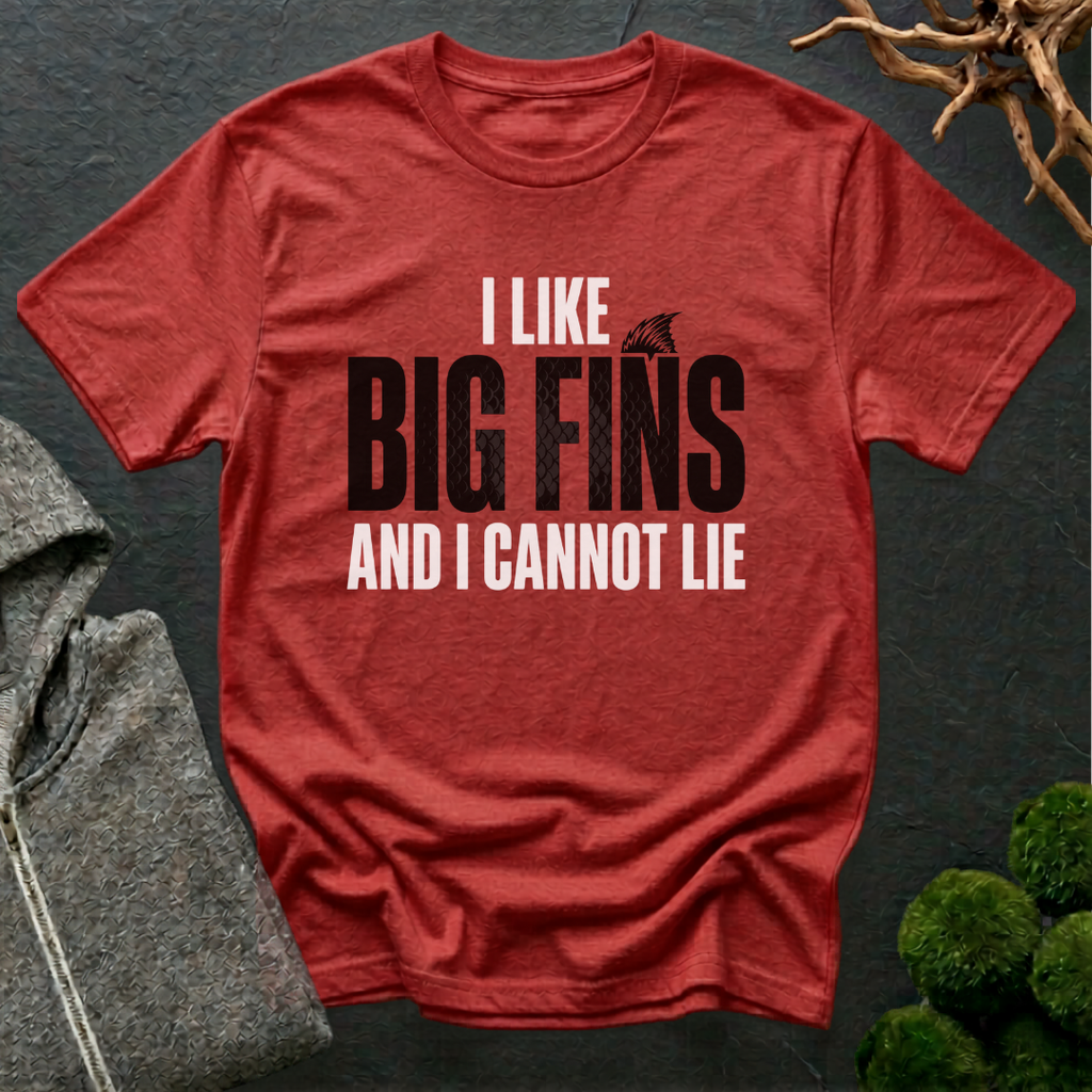 I Like Big Fins And I Cannot Lie T-Shirt | Aquarium Humour