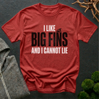 I Like Big Fins And I Cannot Lie T-Shirt | Aquarium Humour