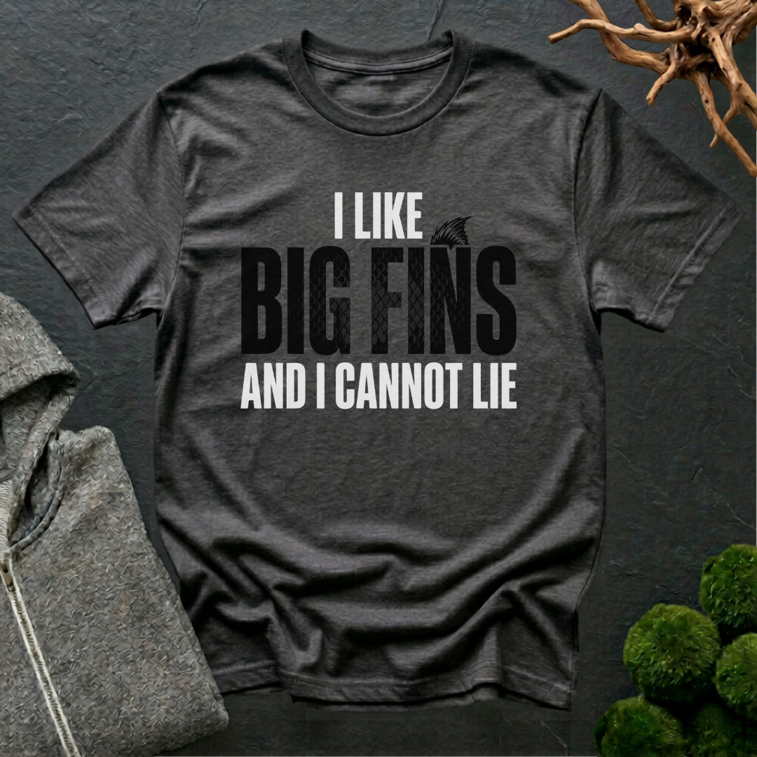 I Like Big Fins And I Cannot Lie T-Shirt | Aquarium Humour