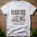 Mystery Snail Glass Box Cleanup Crew T-Shirt