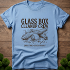Mystery Snail Glass Box Cleanup Crew T-Shirt
