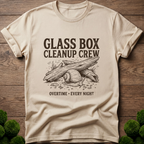 Mystery Snail Glass Box Cleanup Crew T-Shirt