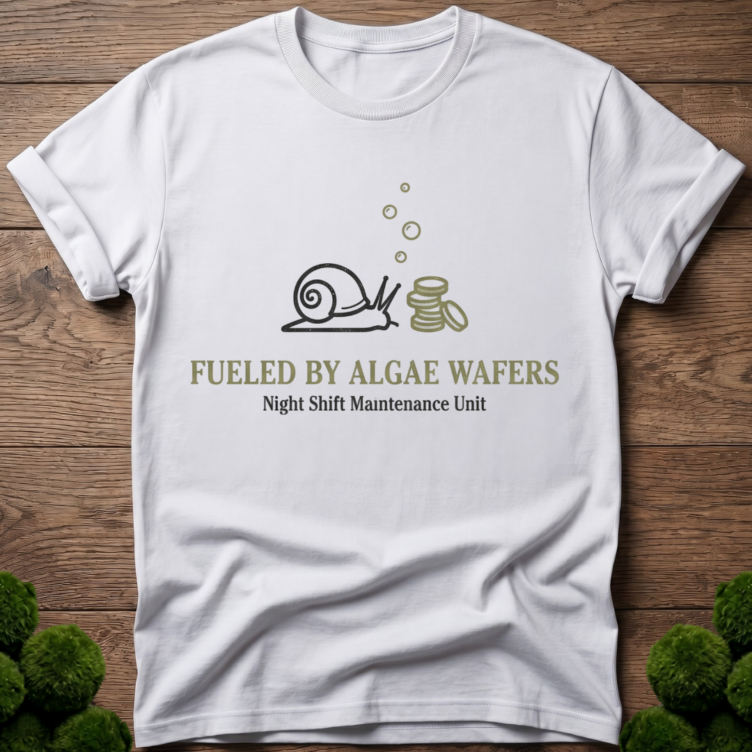Mystery Snail Fueled By Algae Wafers T-Shirt