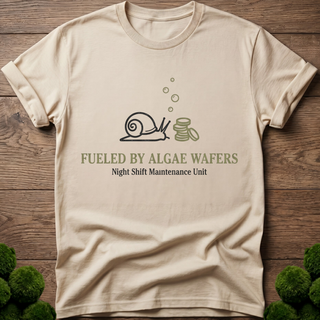 Mystery Snail Fueled By Algae Wafers T-Shirt