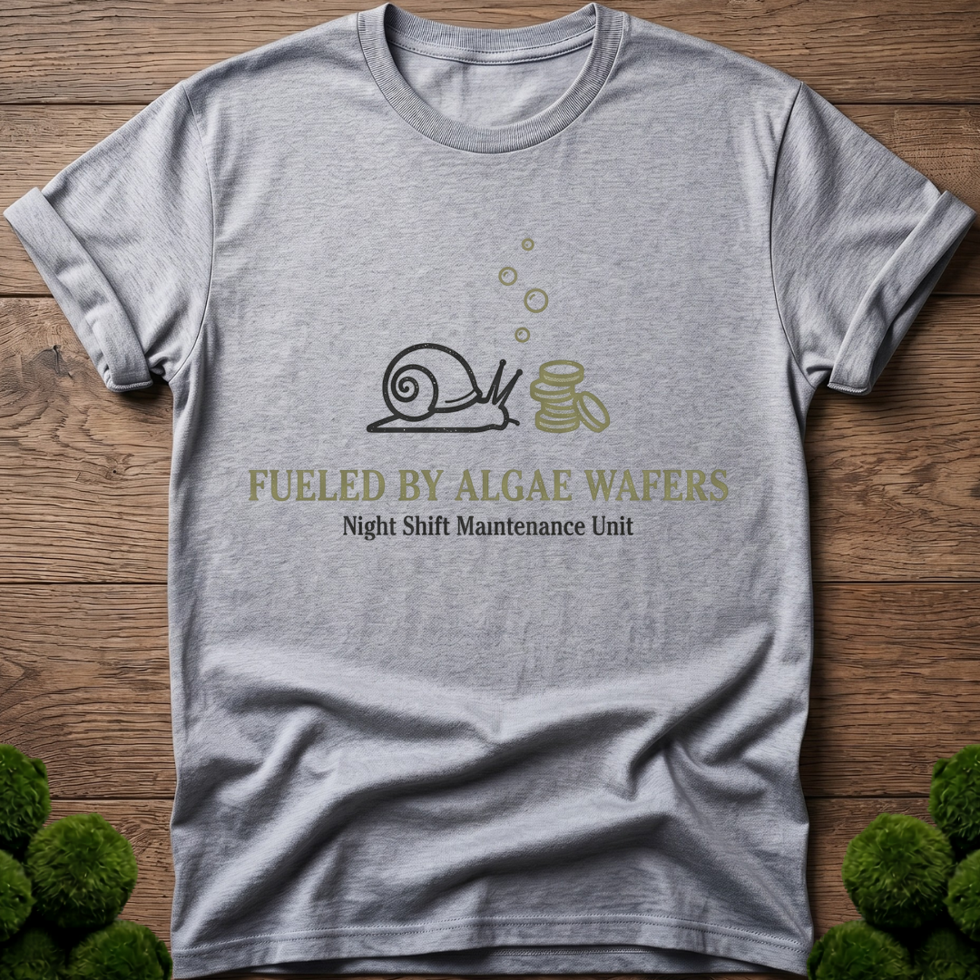 Mystery Snail Fueled By Algae Wafers T-Shirt